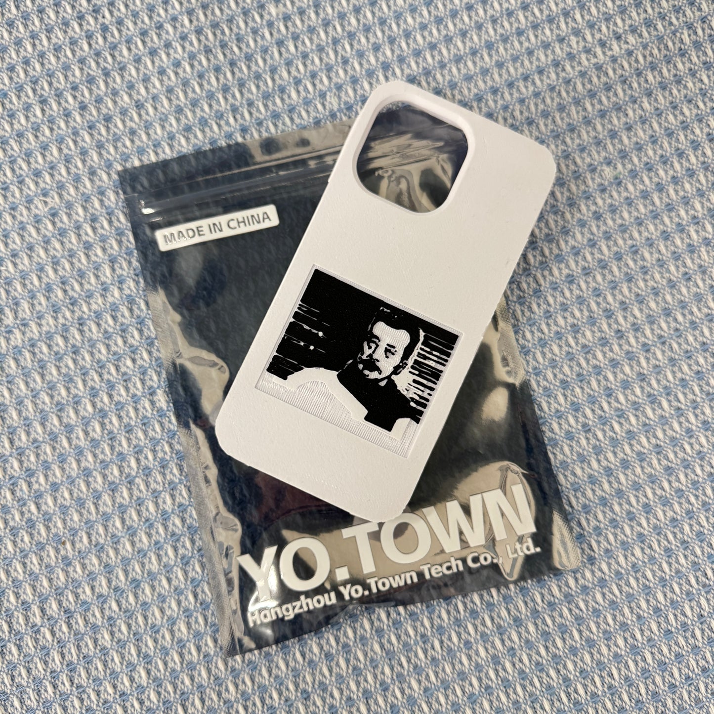 Customized Black & White Portrait iPhone Case