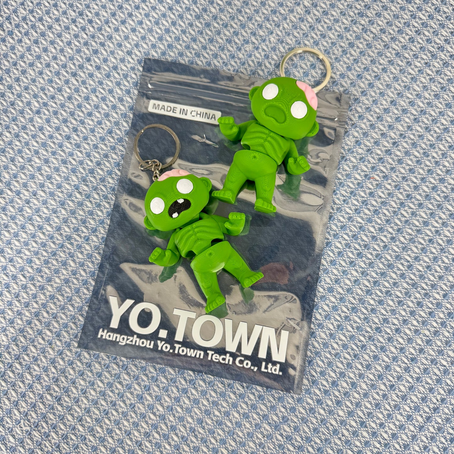3D Printed Zombie Keychain Set